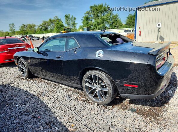 2C3CDZFJ7JH246180 2018 DODGE CHALLENGER Black უკანა მარცხენა