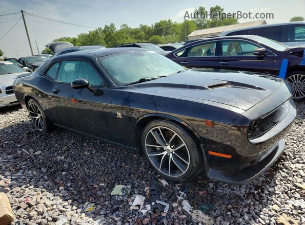 2C3CDZFJ7JH246180 2018 DODGE CHALLENGER Black წინა მარჯვენა