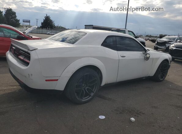 2C3CDZFJ7MH620291 2021 DODGE CHALLENGER White Հետևի աջ