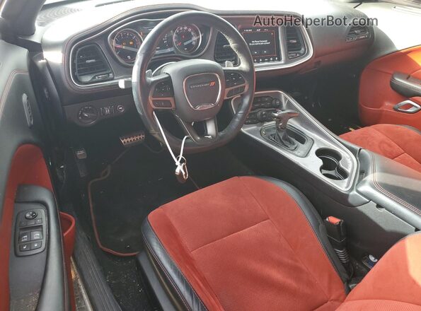 2C3CDZFJ7MH620291 2021 DODGE CHALLENGER White Առջևի վահանակի տեսք