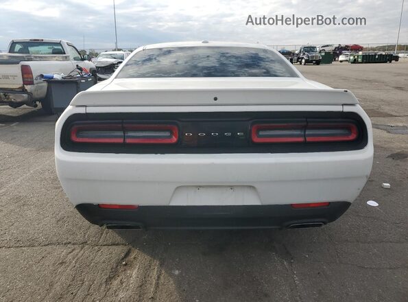 2C3CDZFJ7MH620291 2021 DODGE CHALLENGER White Հետևի տեսք
