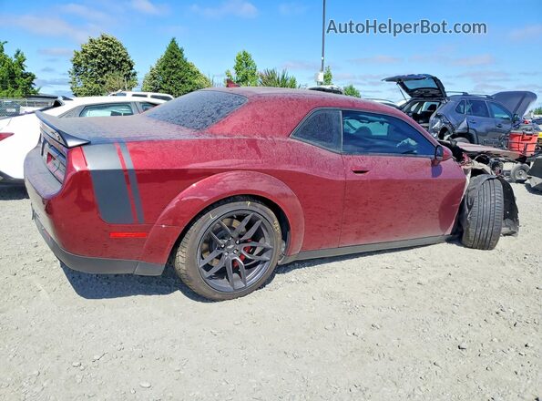 2C3CDZFJ7MH626897 2021 DODGE CHALLENGER Maroon Հետևի աջ