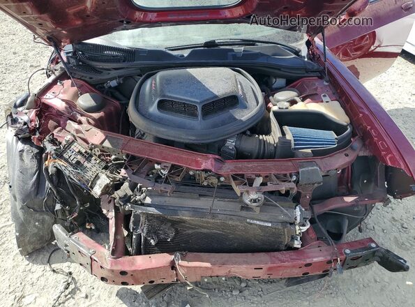 2C3CDZFJ7MH626897 2021 DODGE CHALLENGER Maroon Սալոնի հետևի տեսք
