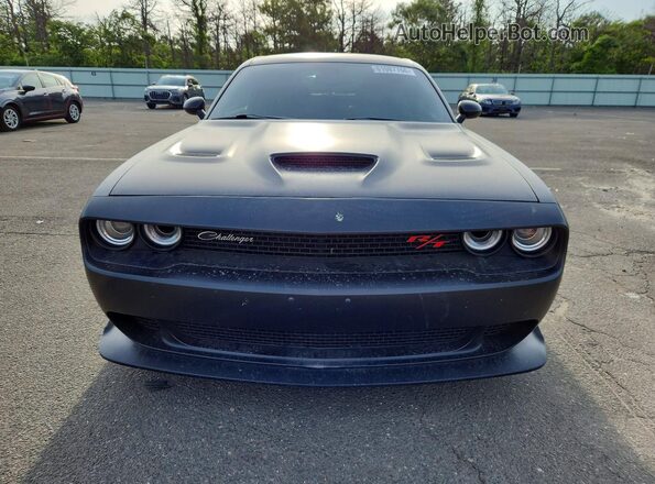 2C3CDZFJ7MH631470 2021 DODGE CHALLENGER Черный Вид спереди