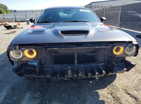 2C3CDZFJ7NH160227 2022 DODGE CHALLENGER Gray Widok z przodu