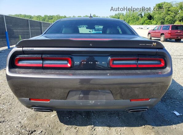 2C3CDZFJ7NH160227 2022 DODGE CHALLENGER Gray Widok z tyłu