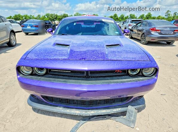 2C3CDZFJ8GH195443 2016 DODGE CHALLENGER Purple Widok z przodu