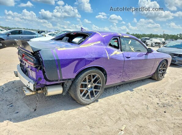 2C3CDZFJ8GH195443 2016 DODGE CHALLENGER Purple Tył prawy