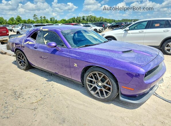2C3CDZFJ8GH195443 2016 DODGE CHALLENGER Purple Przód prawy