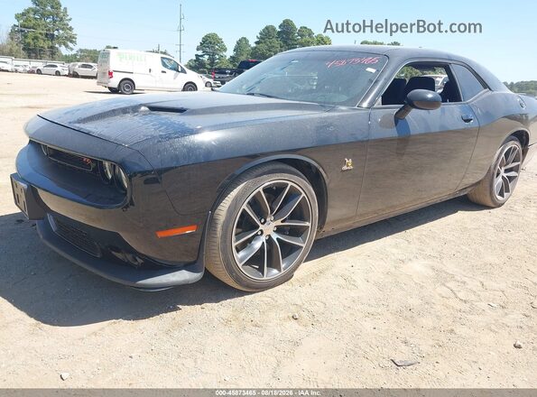 2C3CDZFJ8GH255527 2016 DODGE CHALLENGER Черный Передняя левая четверть