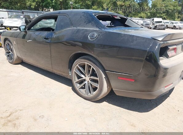 2C3CDZFJ8GH255527 2016 DODGE CHALLENGER Черный Задняя левая четверть