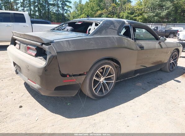 2C3CDZFJ8GH255527 2016 DODGE CHALLENGER Черный Задняя правая четверть