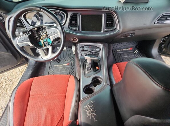 2C3CDZFJ8GH256564 2016 DODGE CHALLENGER Черный Вид панели приборов