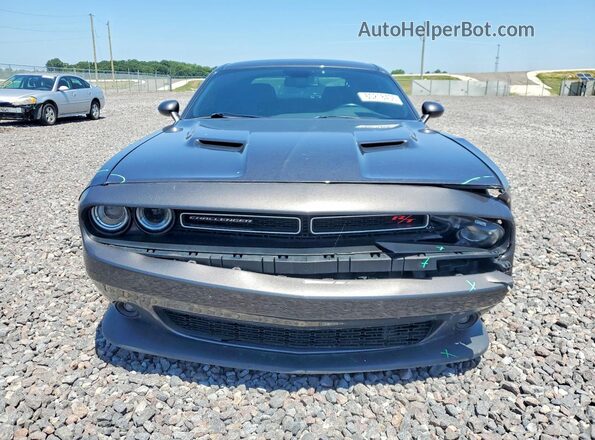 2C3CDZFJ8JH161610 2018 DODGE CHALLENGER Charcoal წინა ხედი