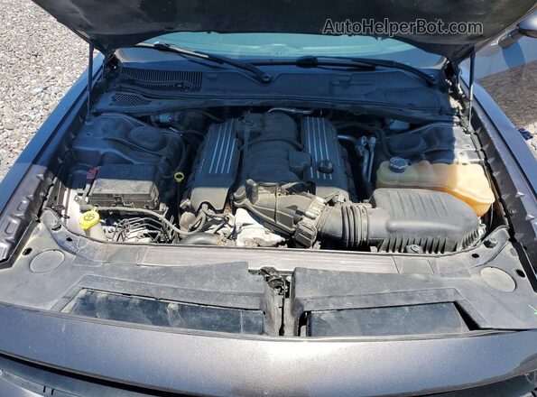 2C3CDZFJ8JH161610 2018 DODGE CHALLENGER Charcoal უკანა სალონის ხედი