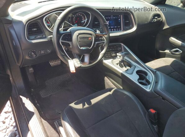 2C3CDZFJ8JH161610 2018 DODGE CHALLENGER Charcoal წინა პანელის ხედი