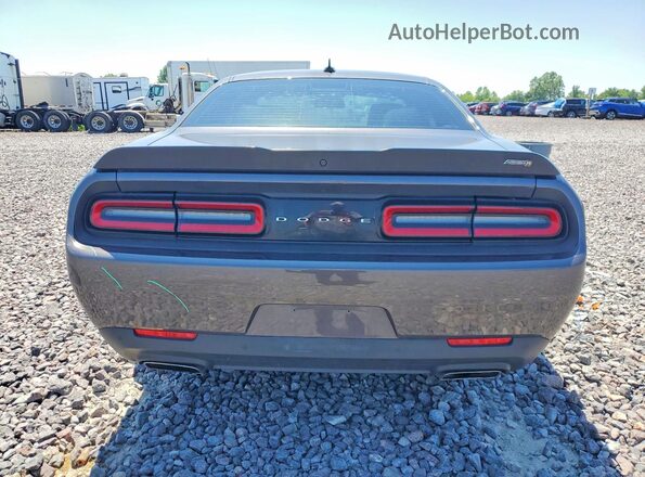 2C3CDZFJ8JH161610 2018 DODGE CHALLENGER Charcoal უკანა ხედი