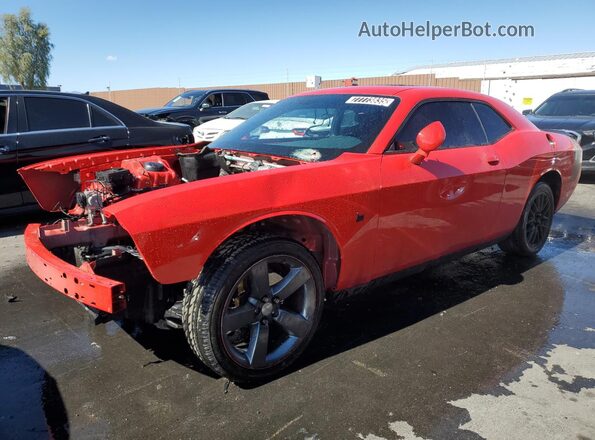 2C3CDZFJ9GH256993 2016 DODGE CHALLENGER Red Widok wnętrza 360 stopni