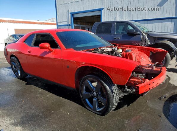 2C3CDZFJ9GH256993 2016 DODGE CHALLENGER Red Przód prawy