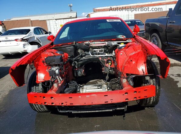 2C3CDZFJ9GH256993 2016 DODGE CHALLENGER Red Widok z przodu