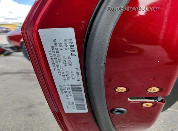 2C3CDZFJ9KH578509 2019 DODGE CHALLENGER Burgundy VIN կոդի պիտակի տեսք