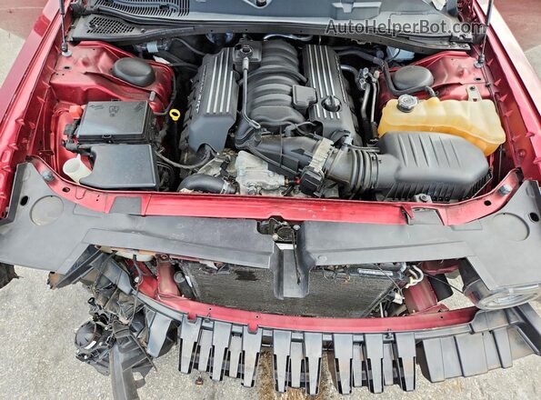 2C3CDZFJ9KH578509 2019 DODGE CHALLENGER Burgundy Սալոնի հետևի տեսք