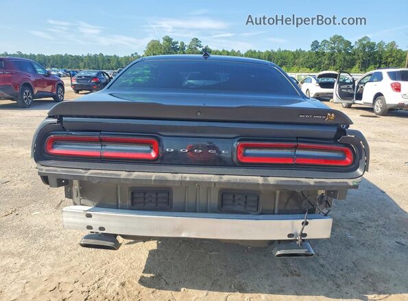2C3CDZFJ9LH149193 2020 DODGE CHALLENGER Black Rear view