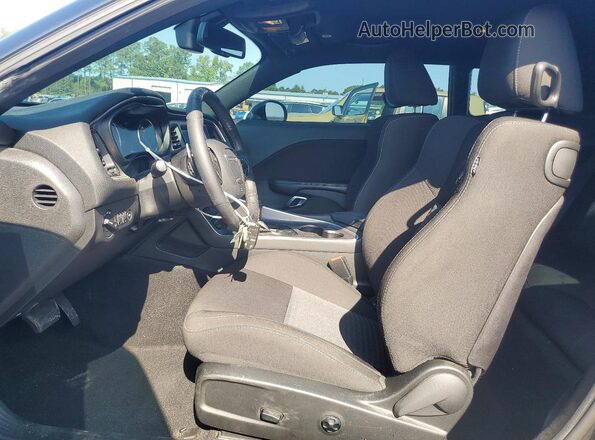 2C3CDZFJ9LH149193 2020 DODGE CHALLENGER Black Front interior view