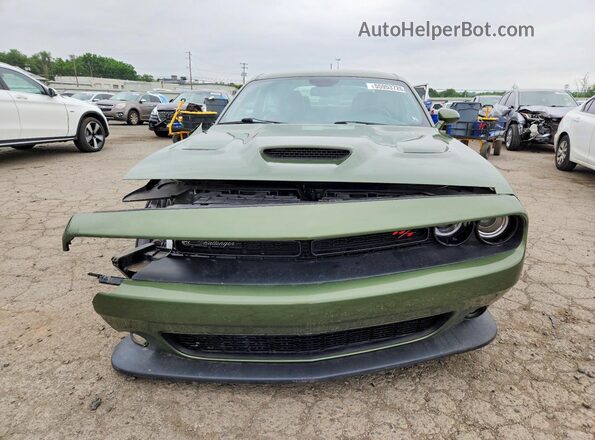 2C3CDZFJ9LH188673 2020 DODGE CHALLENGER Green Front view