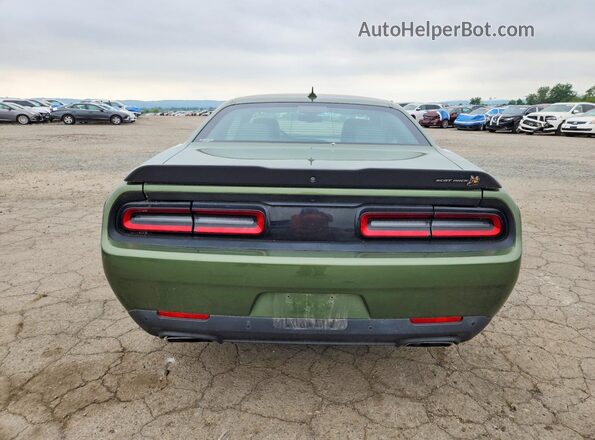 2C3CDZFJ9LH188673 2020 DODGE CHALLENGER Green Rear view