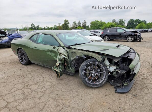 2C3CDZFJ9LH188673 2020 DODGE CHALLENGER Green Front right