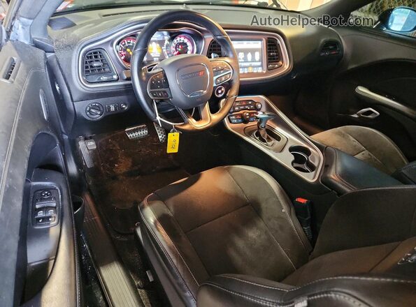 2C3CDZFJ9MH526736 2021 DODGE CHALLENGER Black Widok deski rozdzielczej