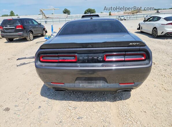 2C3CDZFJXGH345861 2016 DODGE CHALLENGER Gray უკანა ხედი
