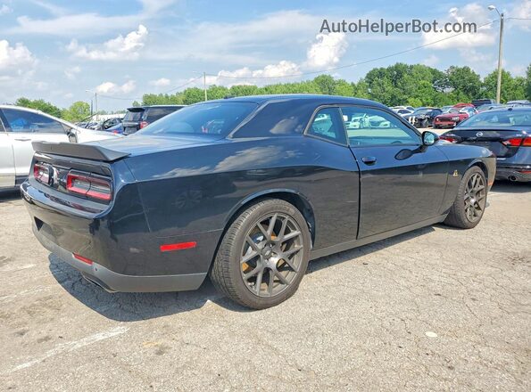 2C3CDZFJXHH627290 2017 DODGE CHALLENGER Black Tył prawy