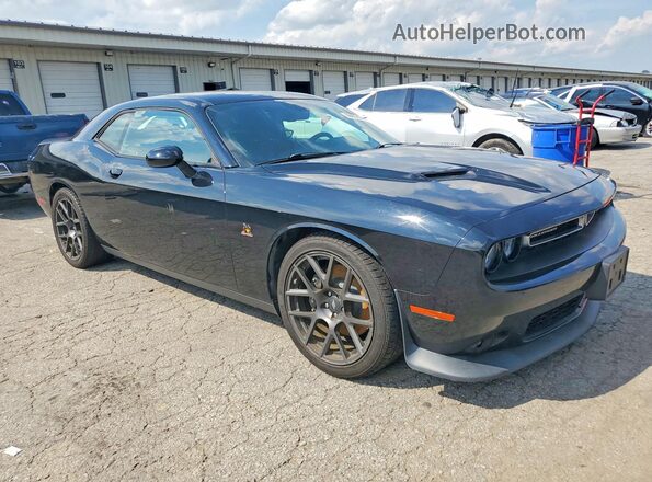 2C3CDZFJXHH627290 2017 DODGE CHALLENGER Black Przód prawy