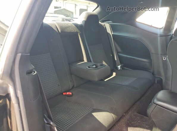 2C3CDZFJXHH627290 2017 DODGE CHALLENGER Black Widok tylnych siedzeń