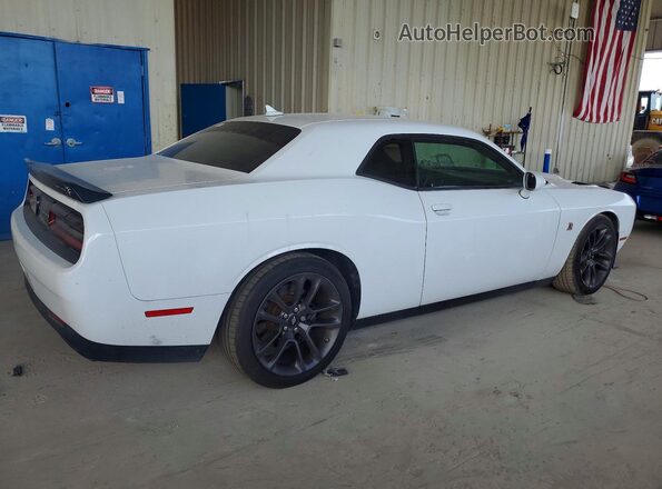 2C3CDZFJXLH134850 2020 DODGE CHALLENGER White Trasero derecho
