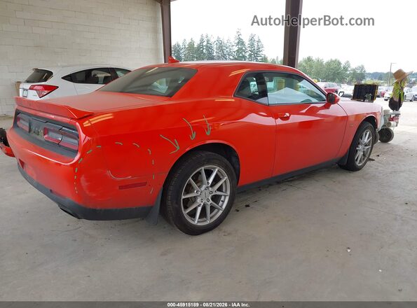 2C3CDZGG1HH574434 2017 DODGE CHALLENGER Оранжевый Задняя правая четверть