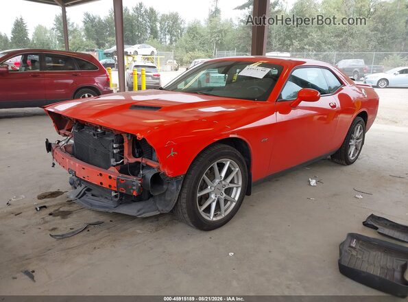 2C3CDZGG1HH574434 2017 DODGE CHALLENGER Оранжевый Передняя левая четверть