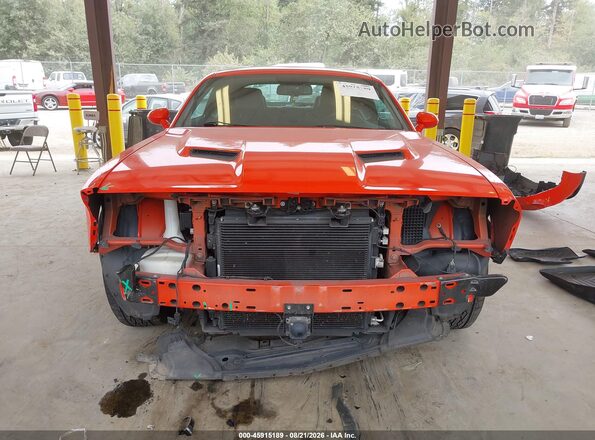 2C3CDZGG1HH574434 2017 DODGE CHALLENGER Оранжевый Вид задней части салона