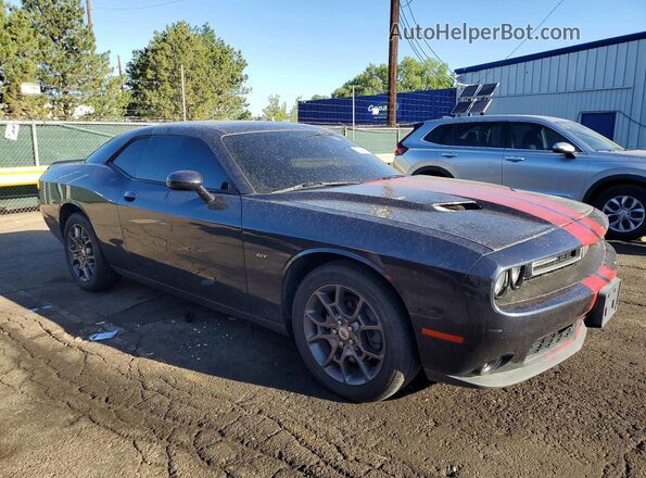 2C3CDZGG2JH257252 2018 DODGE CHALLENGER Gray Передня права чверть