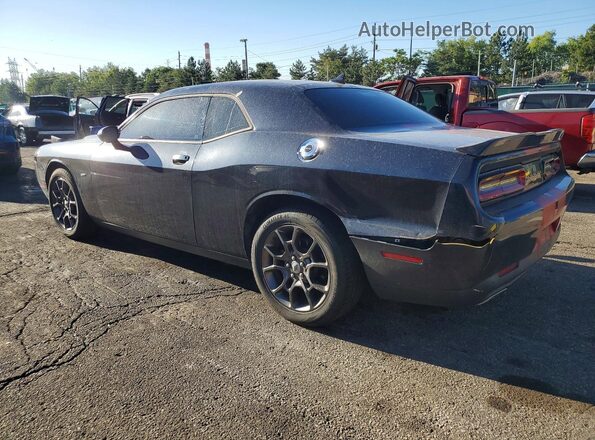 2C3CDZGG2JH257252 2018 DODGE CHALLENGER Gray Задня ліва чверть