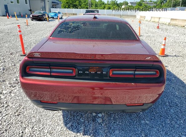 2C3CDZGG3JH192881 2018 DODGE CHALLENGER Burgundy Rear view