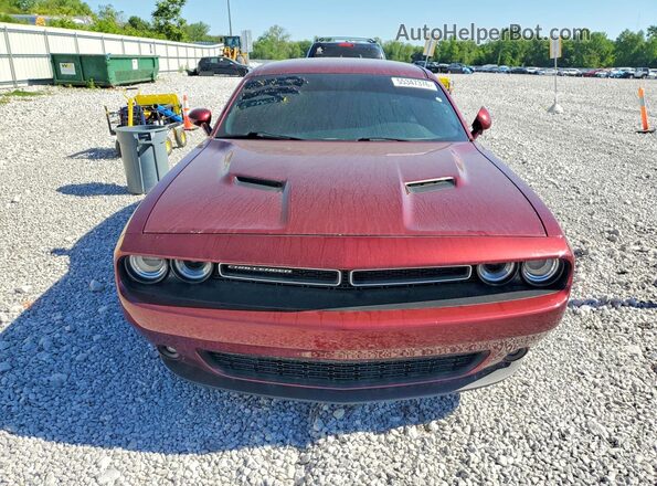 2C3CDZGG3JH192881 2018 DODGE CHALLENGER Burgundy Front view