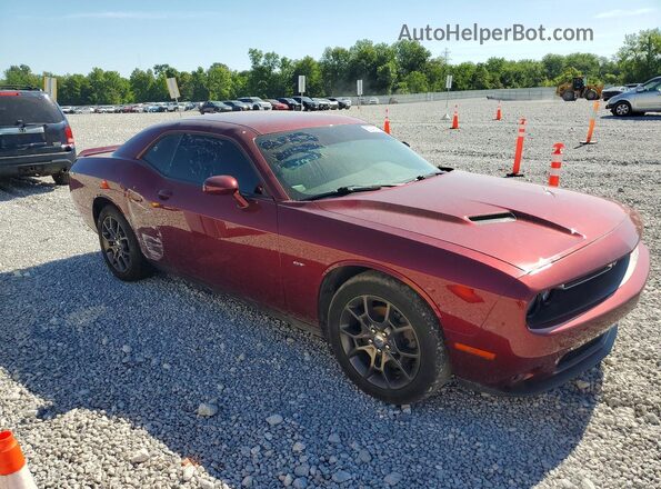 2C3CDZGG3JH192881 2018 DODGE CHALLENGER Burgundy Front right