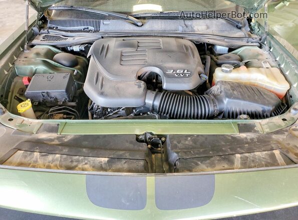 2C3CDZGG3NH234410 2022 DODGE CHALLENGER Green Սալոնի հետևի տեսք