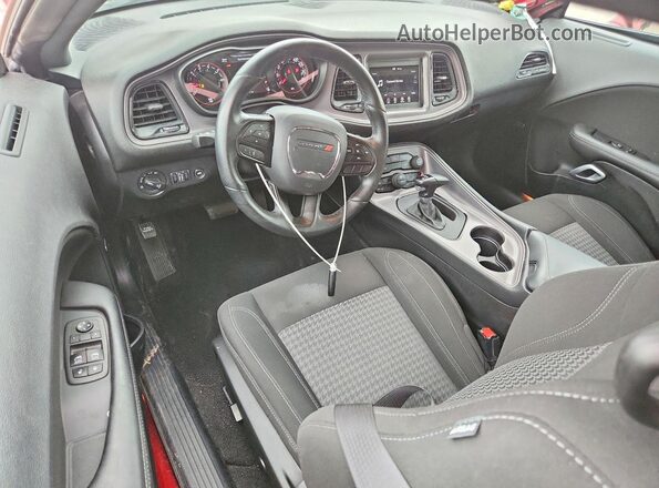 2C3CDZGG4PH615279 2023 DODGE CHALLENGER Red წინა პანელის ხედი