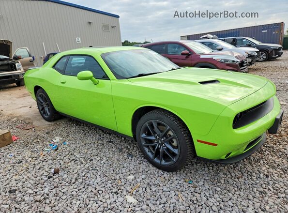 2C3CDZGG5PH621883 2023 DODGE CHALLENGER Green Front right