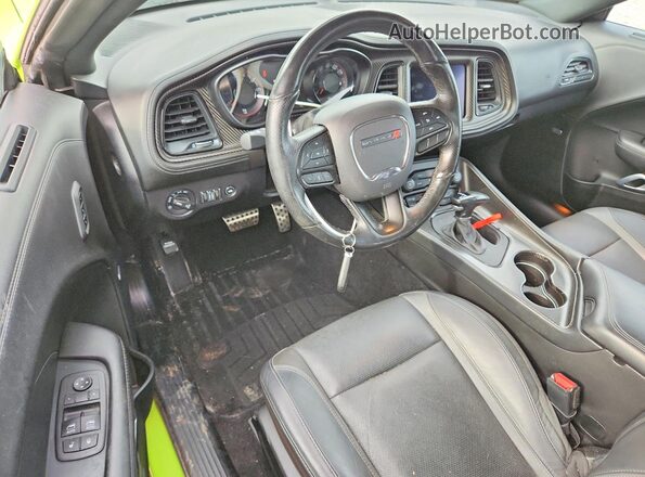 2C3CDZGG5PH621883 2023 DODGE CHALLENGER Green Dashboard view