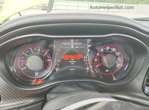 2C3CDZGG5PH621883 2023 DODGE CHALLENGER Green Instrument cluster view